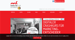 Desktop Screenshot of marketingclub.at